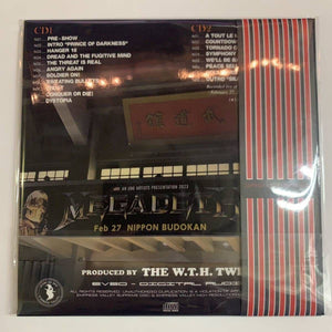 MEGADETH / LIVE AT BUDOKAN 2CD EV Paper Sleeve Limited Version