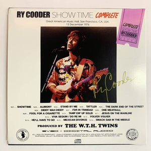 RY COODER / SHOW TIME COMPLETE (1CD)