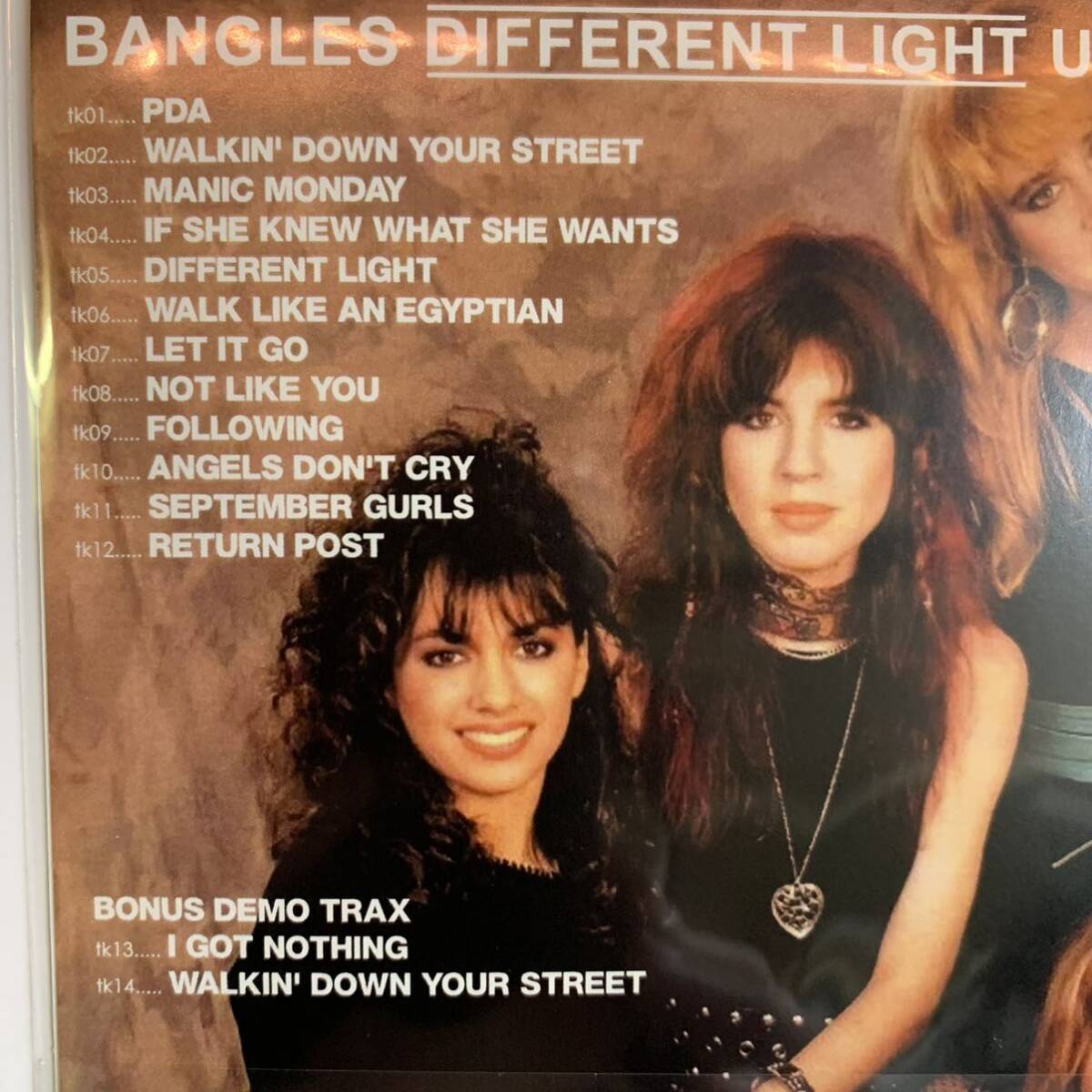 BANGLES / UNSEQUENCED DIFFERENT LIGHT (1CD)