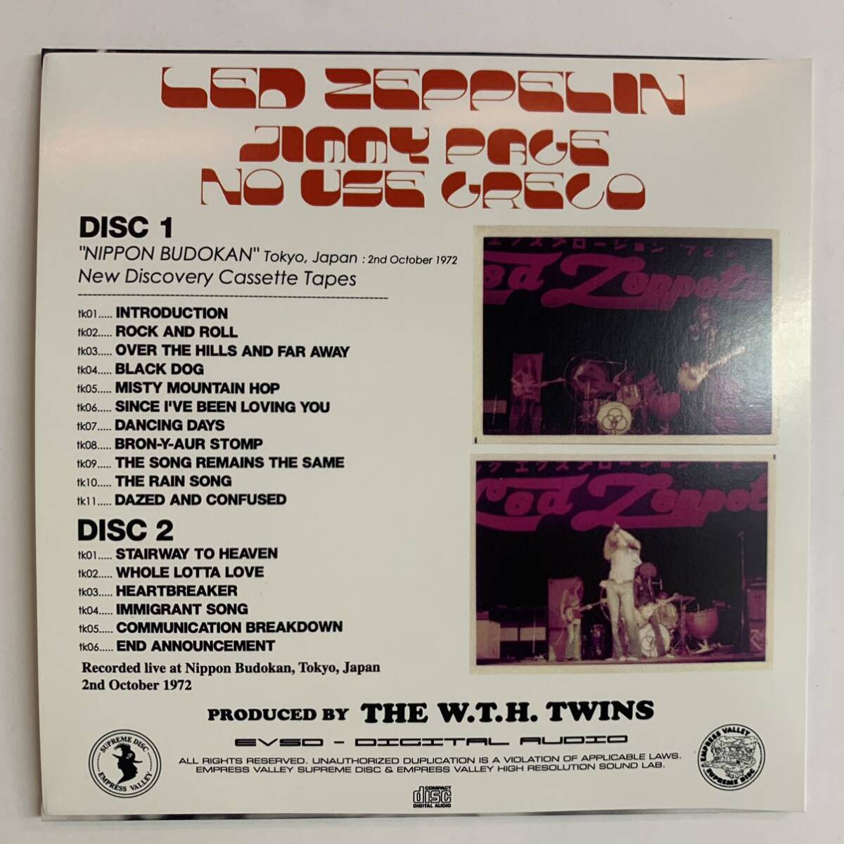 品揃え豊富で PAGE JIMMY / ZEPPELIN LED NO (2CD) GRECO USE 洋楽