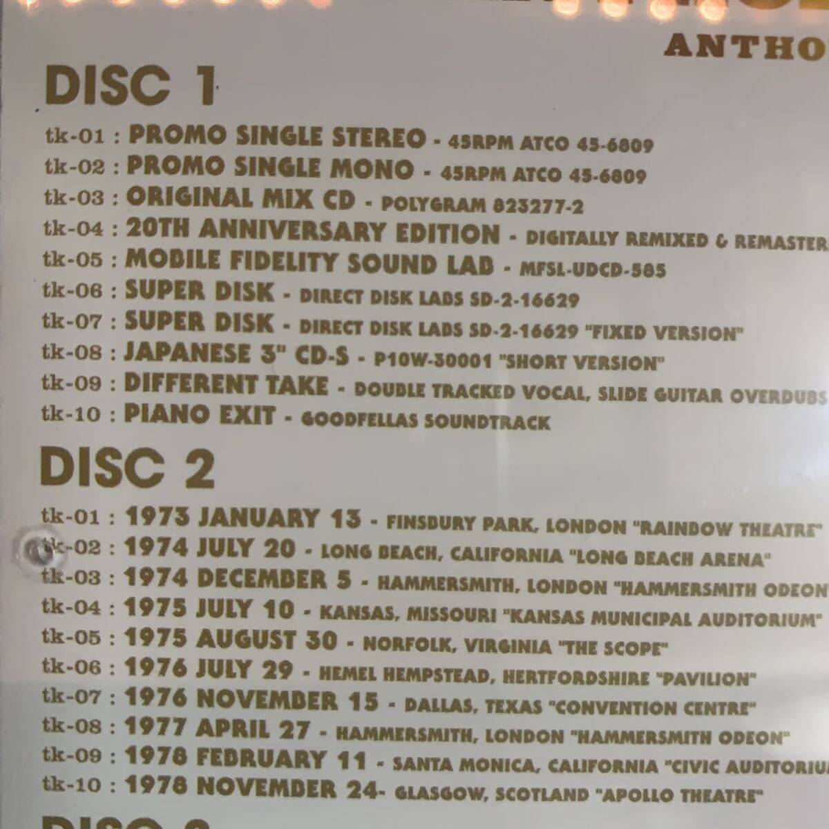 Eric Clapton – The Anthology For Layla (Anthology 1970-2011