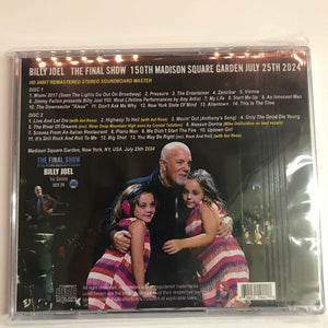 BILLY JOEL / THE FINAL SHOW 150th MSG July 25th 2024 STEREO SOUNDBOARD (2CD)