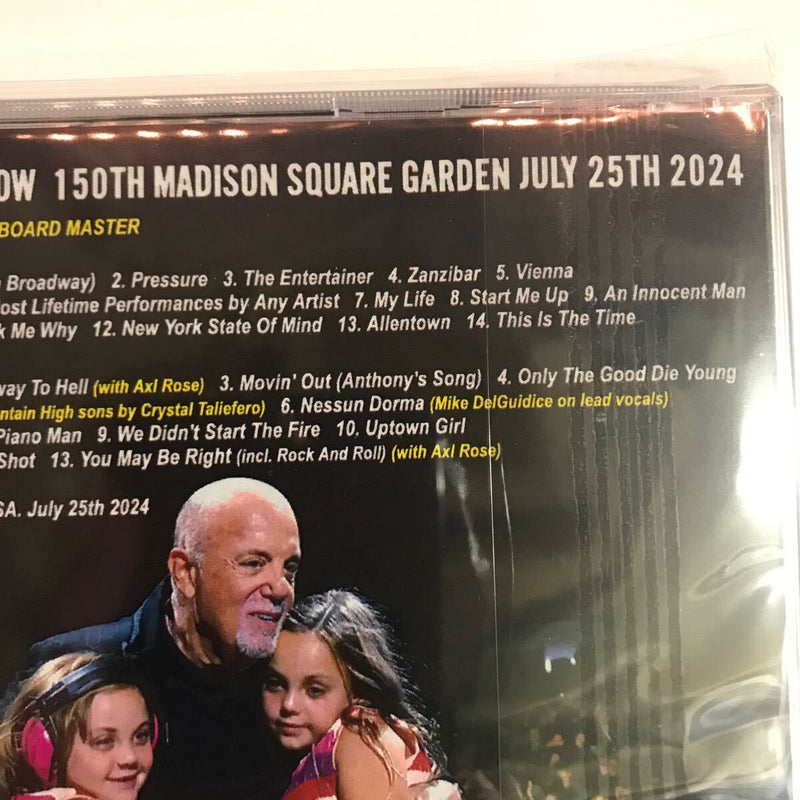 BILLY JOEL / THE FINAL SHOW 150th MSG July 25th 2024 STEREO SOUNDBOARD (2CD)