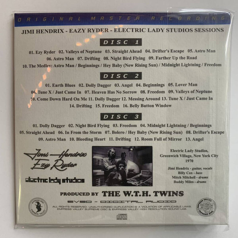 JIMI HENDRIX / PANDORA’S BOX + EZY RYDER & ELECTRIC LADYLAND SESSIONS STUDIO SESSION 2 Set (10CD BOX)