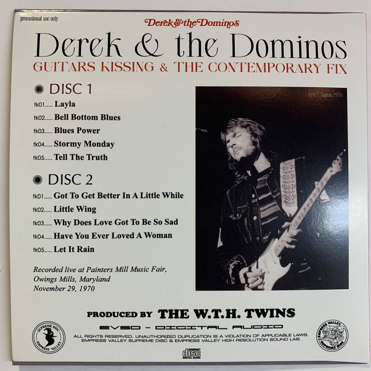 DEREK AND THE DOMINOS / GUITARS KISSING AND THE CONTEMPORARY FIX (2CD) pro use only