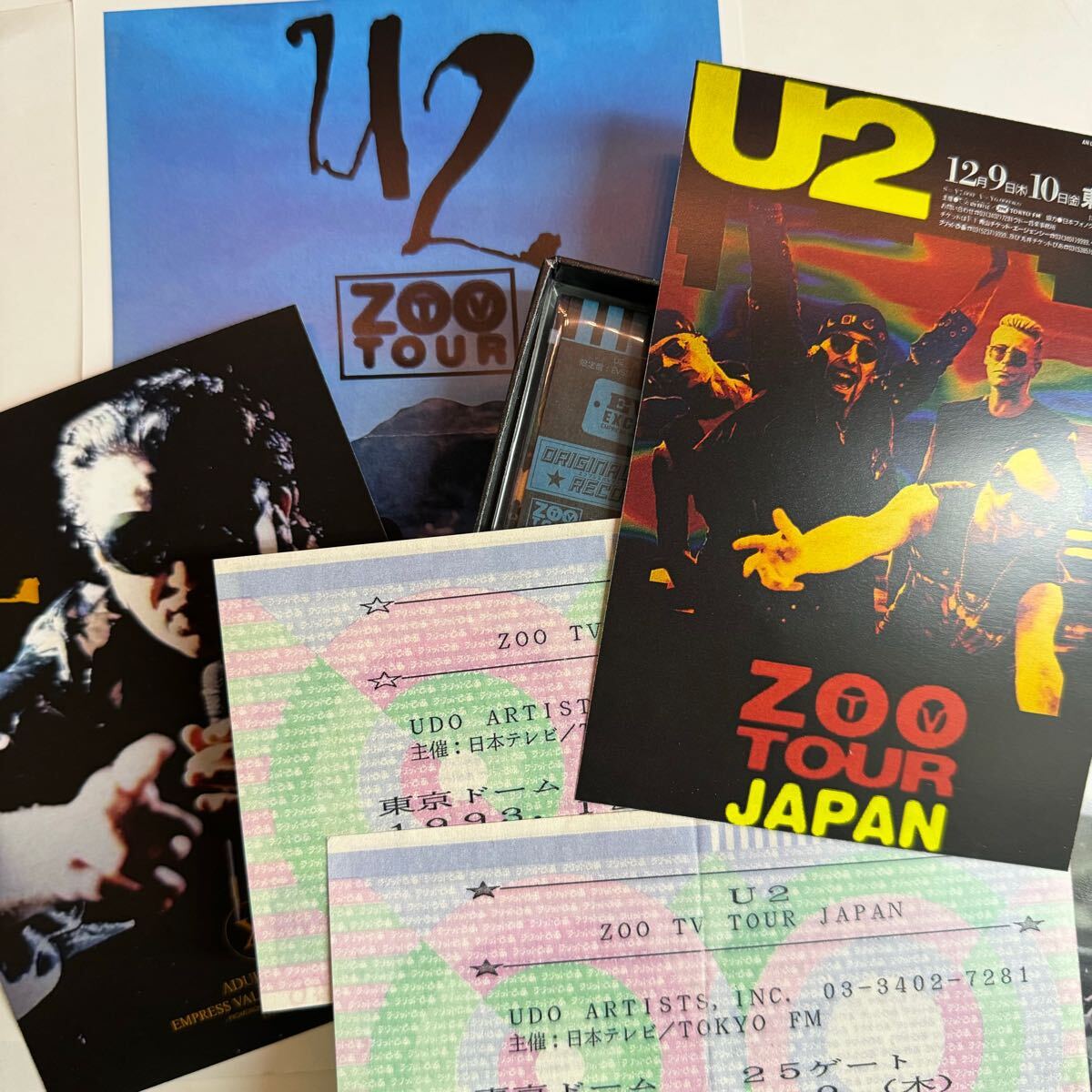 U2 / BLUE TAHITI BOX Ame No Shinjuku Kabukicyo Empress Valley 4CD Cyber City Tokyo