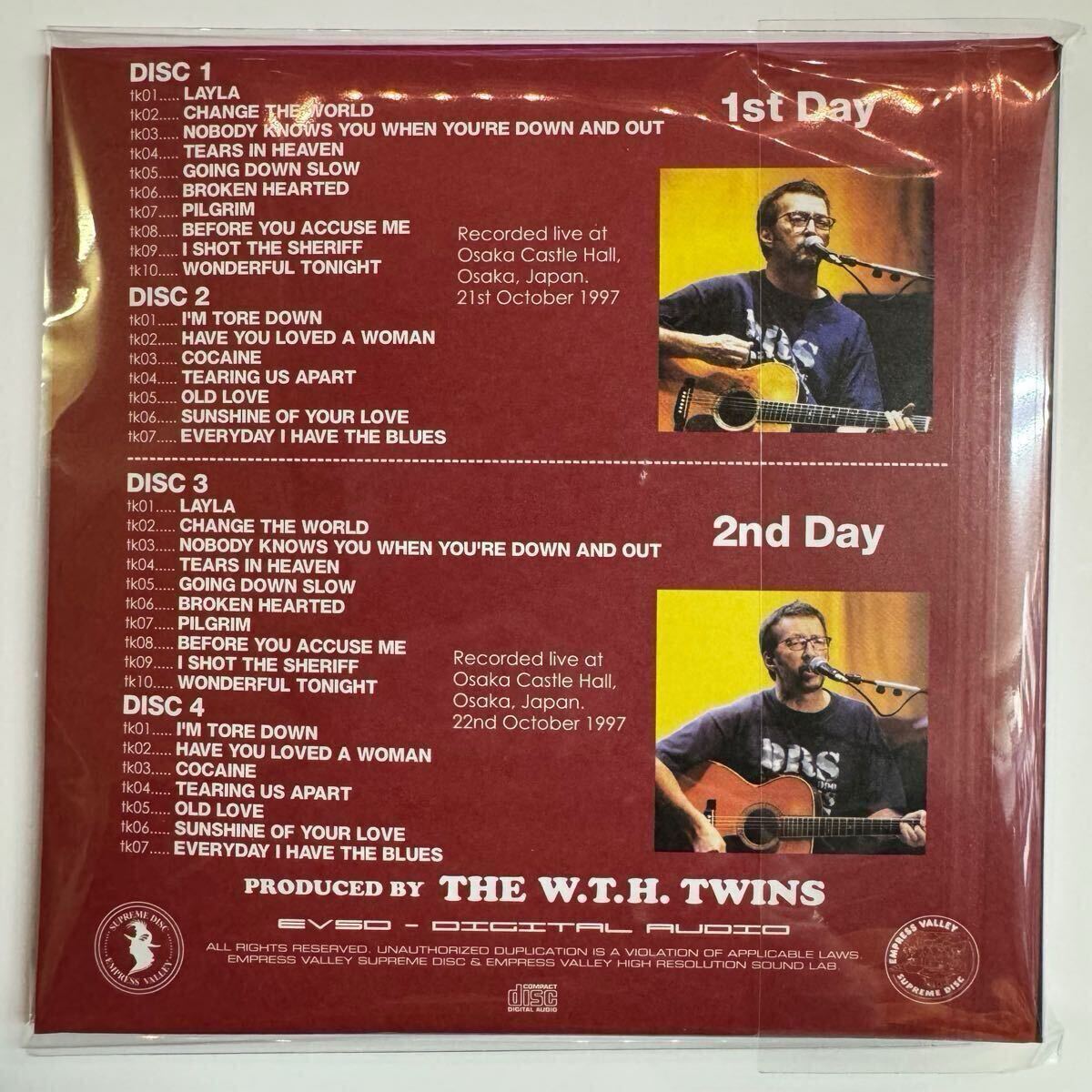 ERIC CLAPTON / TWO NIGHTS IN OSAKA CASTLE HALL (4CD)