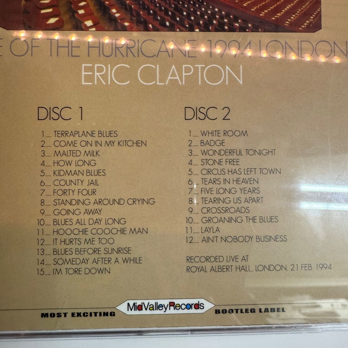 ERIC CLAPTON / EYE OF THE HURRICANE (2CD)
