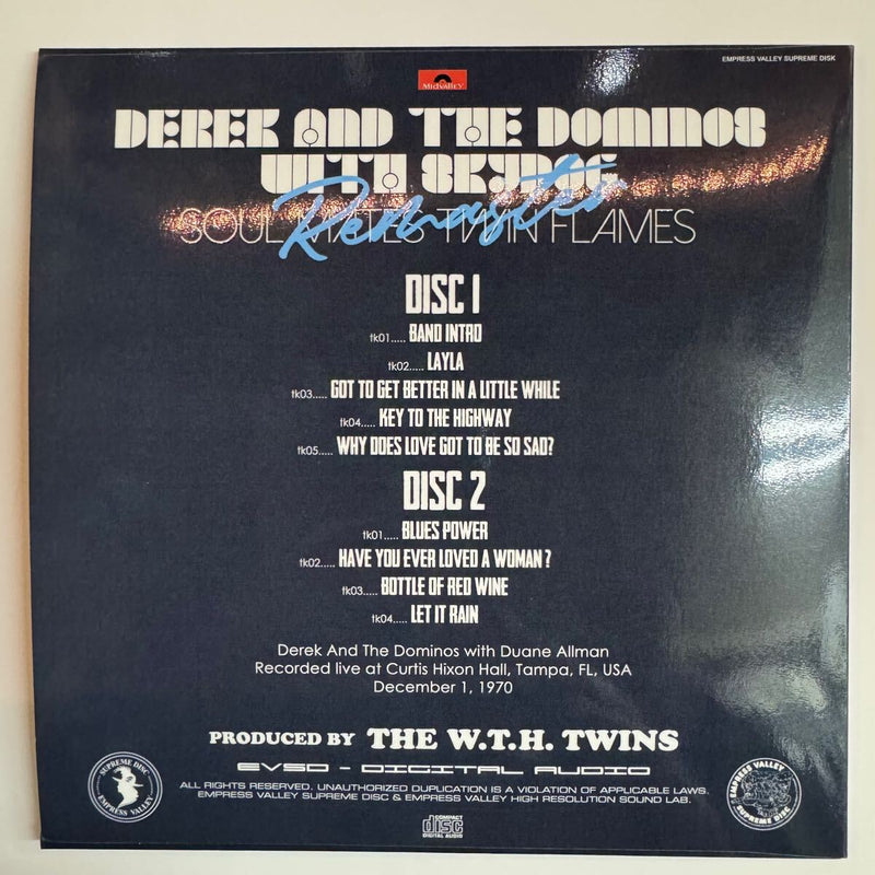 DEREK AND THE DOMINOS / SOUL MATES, TWIN FLAMES Remaster pro use only