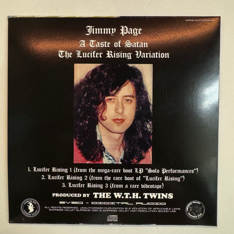JIMMY PAGE / A TASTE OF SATAN The Lucifer Rising Variation (1CD)