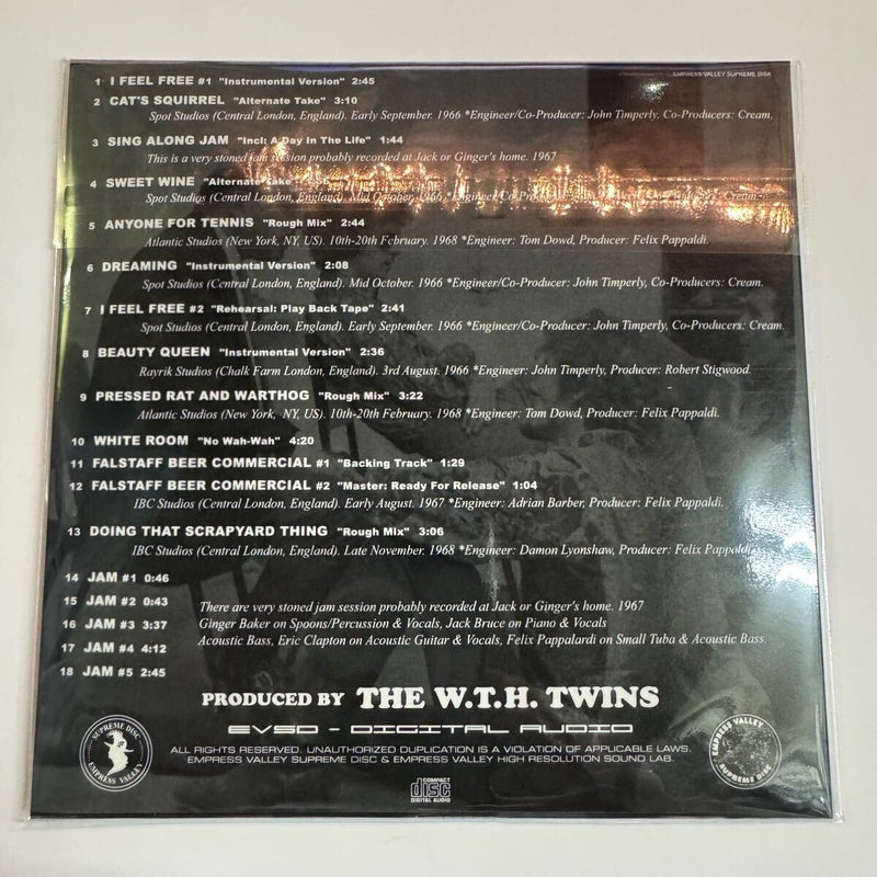 CREAM / ROOTS OF THE SACRED TREE (4CD BOX) Mid Valley