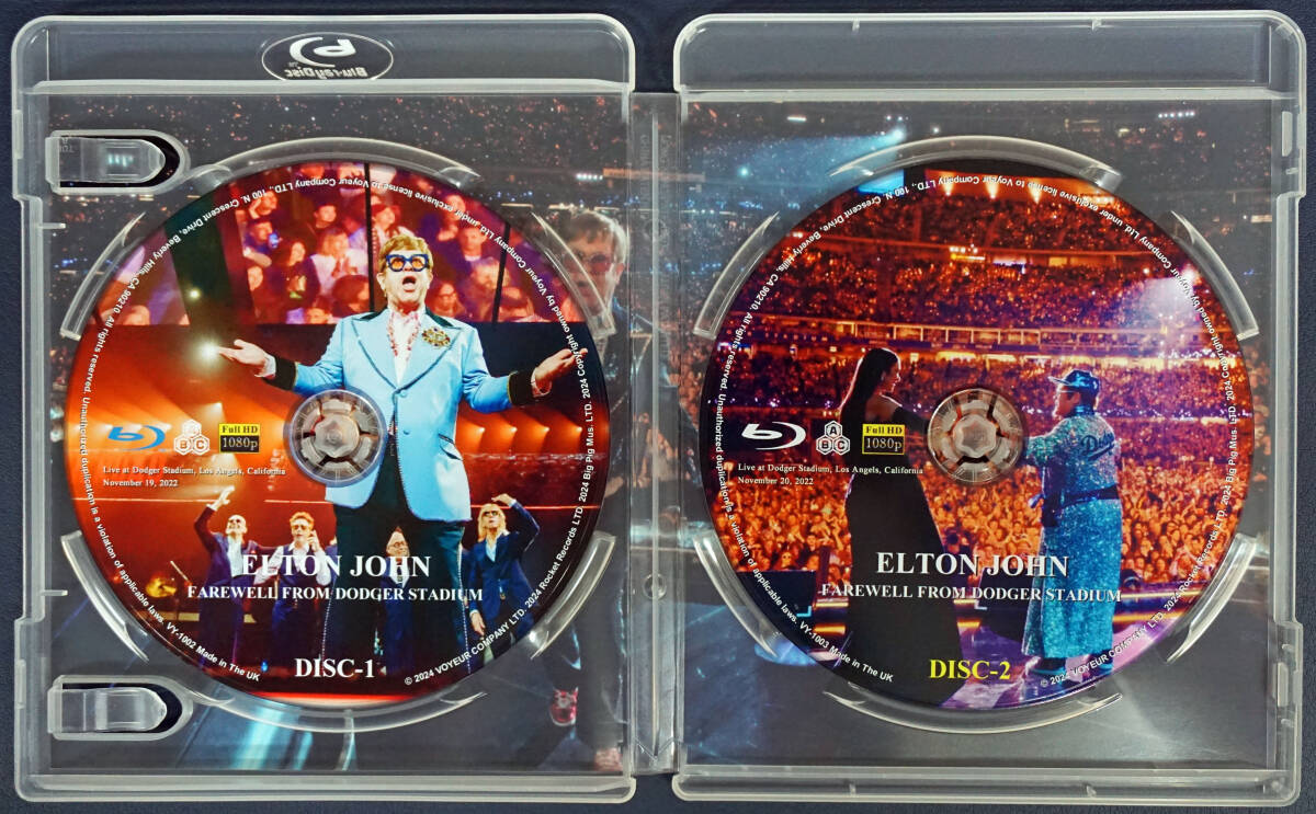 ELTON JOHN / FAREWELL DODGER STADIUM 2022 TWO DAYS (2BDR)