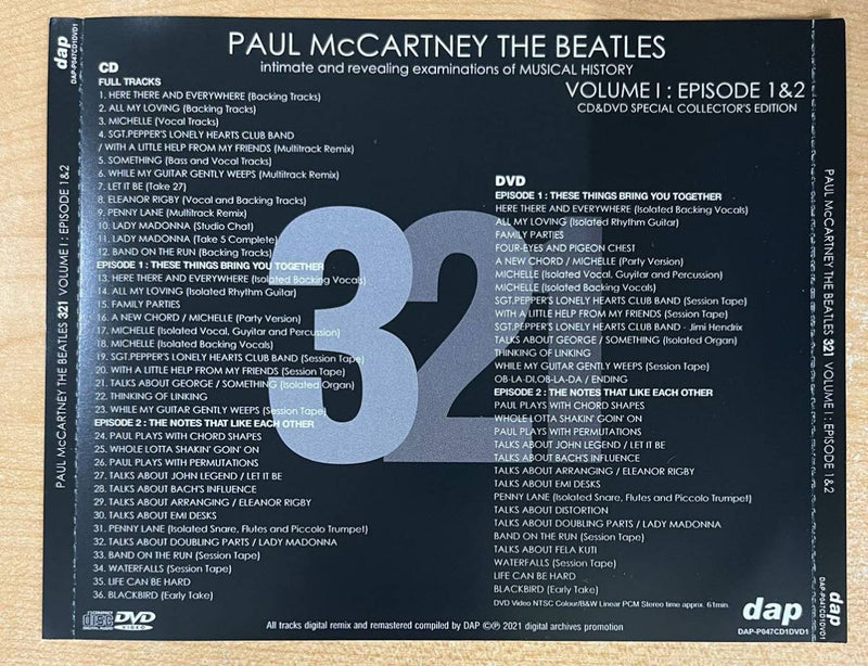 THE BEATLES / GET BACK SONGTRACK & Paul McCartney 321 (9CD+3DVD)