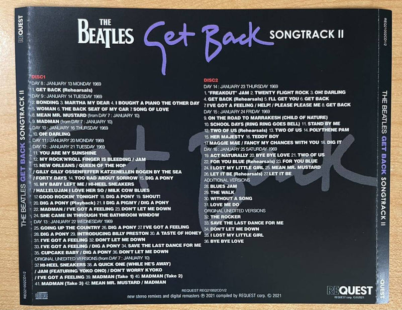 THE BEATLES / GET BACK SONGTRACK & Paul McCartney 321 (9CD+3DVD)