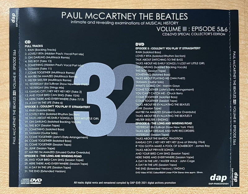 THE BEATLES / GET BACK SONGTRACK & Paul McCartney 321 (9CD+3DVD)