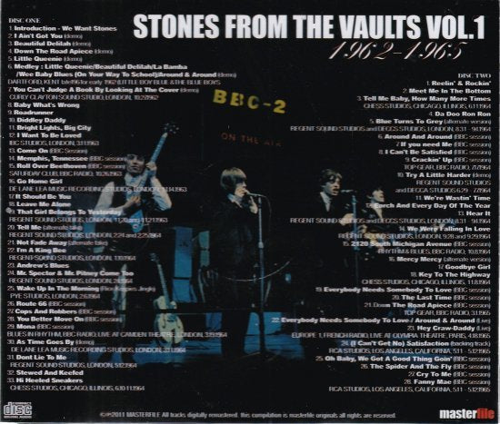 THE ROLLING STONES / FROM THE VAULTS VOL.1-5 (10CD)