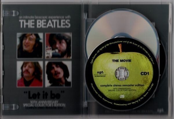 The Beatles Let It Be The Movie 50th Anniversary Edition 2 CD 1 DVD SGT presents