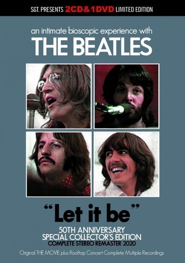 The Beatles Let It Be The Movie 50th Anniversary Edition 2 CD 1 DVD SGT presents