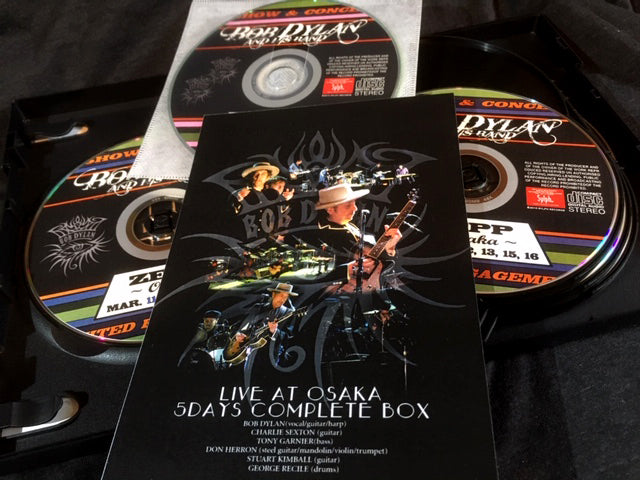 BOB DYLAN / LIVE AT OSAKA 5DAYS COMPLETE BOX (10CDR)