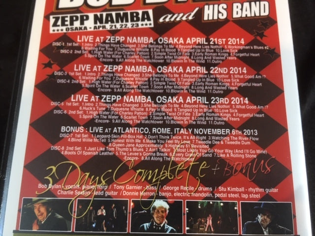 BOB DYLAN / ZEPP NAMBA 3DAYS COMPLETE+BONUS BOX (8CD)