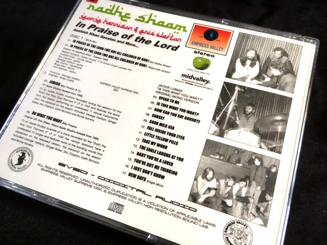 George Harrison + Eric Clapton / Radhe Shaam Rare Trax and more (1CD)
