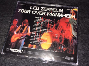 Led Zeppelin Tour Over Mannheim 1980.7.3 CD 2 Discs 16 Tracks Moonchild Records