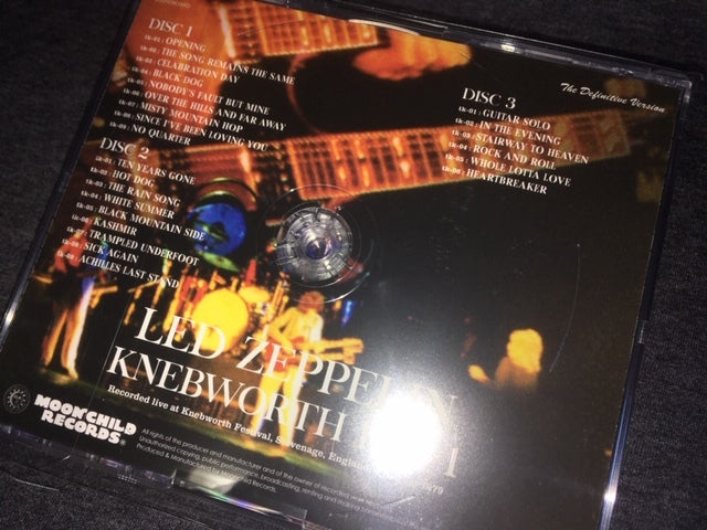 Led Zeppelin / Knebworth Day 1 & Day 2 6CD Set Winston Remaster Moonchild Records
