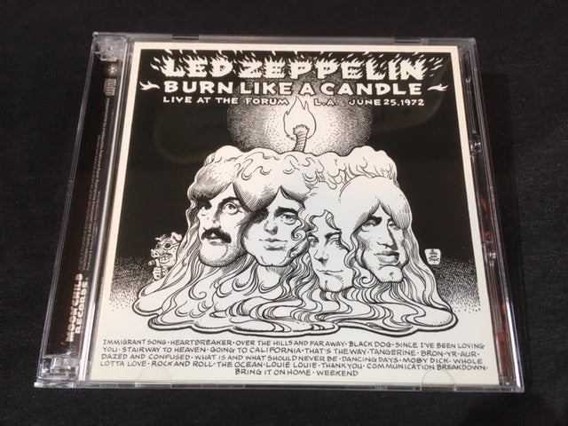 Led Zeppelin Burn Like A Candle 3CD Moonchild