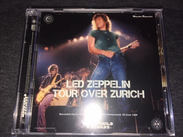 Led Zeppelin Tour Over Zurich Winston Remaster 1980 2CD Moonchild