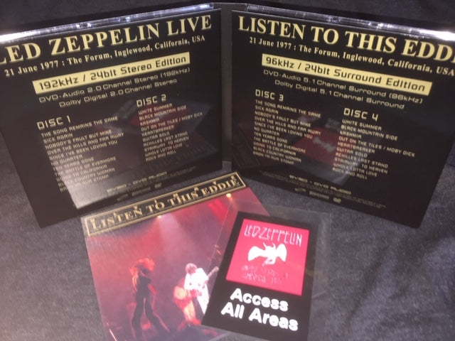 Led Zeppelin / Ultimate Listen To This, Eddie (4DVD) – Music Lover Japan