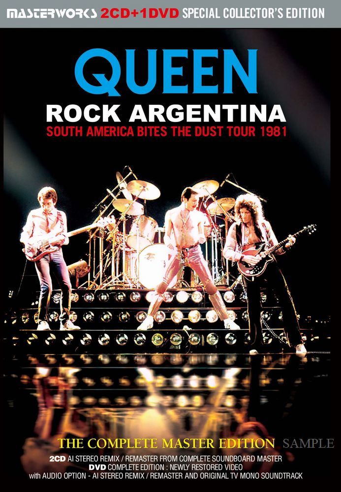QUEEN / ROCK ARGENTINA SOUTH AMERICA BITES THE DUST TOUR 1981 (2CD+1DVD)