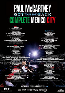 PAUL McCARTNEY / GOT BACK TOUR 2023 COMPLETE MEXICO CITY (3CD+1BDR)