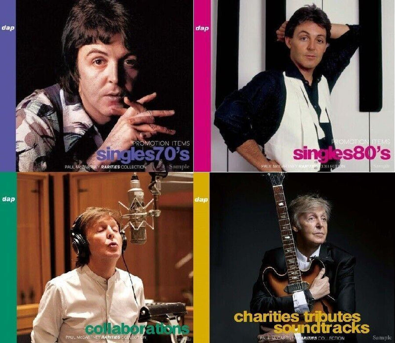 PAUL McCARTNEY / RARITIES COLLECTION SINGLES & COLLABORATIONS & CHARITIES TRIBUTES (8CD )