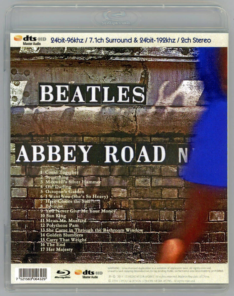 The Beatles / ABBEY ROAD 24bit-96khz / 7.1ch Surround, 24bit-192khz / 2ch Stereo (1BDR)