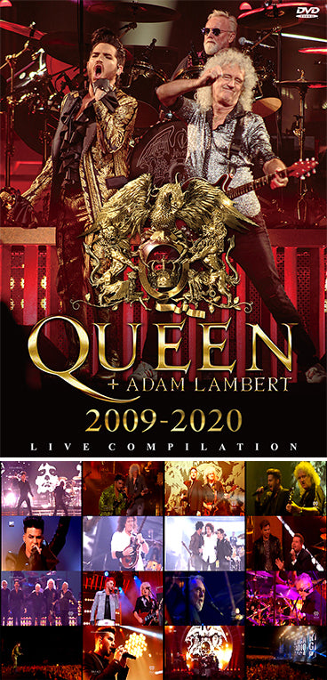 Queen + Adam Lambert 2009-2020 Live Compilation Press Silver DVD