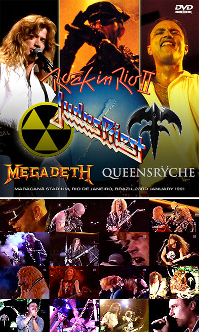 JUDAS PRIEST & MEGADETH & QUEENSRYCHE / ROCK IN RIO II PRO SHOT (3DVDR)