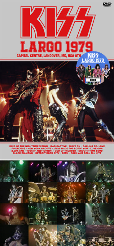 KISS / LARGO 1979 (1DVD) Capital Centre PRO-SHOT (from Original Masters)*UPGRADE