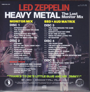 LED ZEPPELIN / HEAVY METAL Maryland Monitor Mix (5CD)