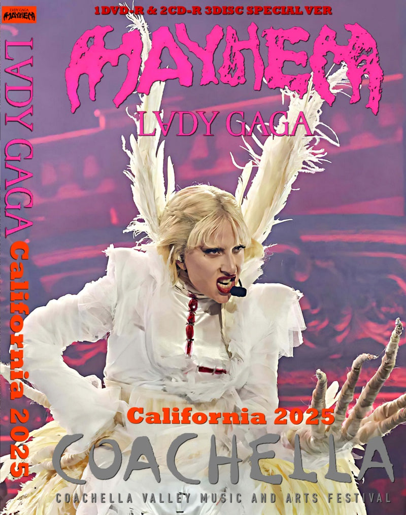 Lady Gaga / Coachella Festival 2025 PRO SHOT (1DVDR+2CDR)