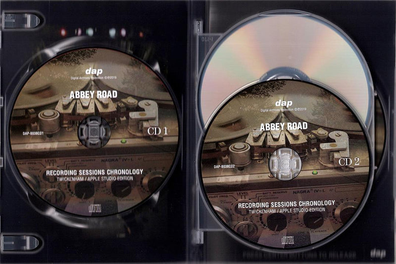 THE BEATLES / ABBEY ROAD RECORDING SESSIONS CHRONOLOGY TWICKENHAM APPLE STUDIO EDITION (8CD)