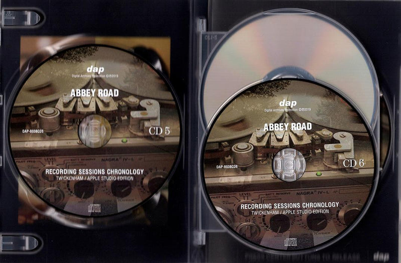 THE BEATLES / ABBEY ROAD RECORDING SESSIONS CHRONOLOGY TWICKENHAM APPLE STUDIO EDITION (8CD)