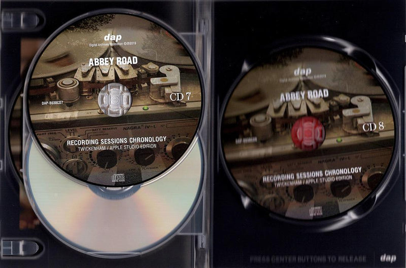 THE BEATLES / ABBEY ROAD RECORDING SESSIONS CHRONOLOGY TWICKENHAM APPLE STUDIO EDITION (8CD)