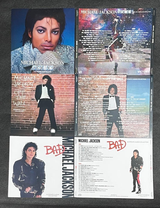 MICHAEL JACKSON / 3-title set (6CD)