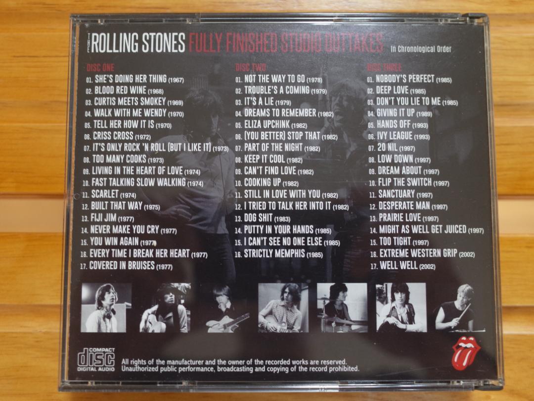 THE ROLLING STONES / FULLY FINISHED STUDIO OUTTAKES (3CD)