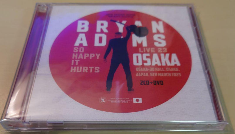 Bryan Adams / So Happy It Hurts Tour Osaka 2023 (2CDR+1DVDR)