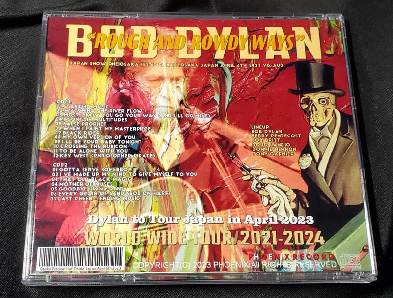 Bob Dylan / Rough and Rowdy Ways World Wide Tour 2023-2024 (2CDR)