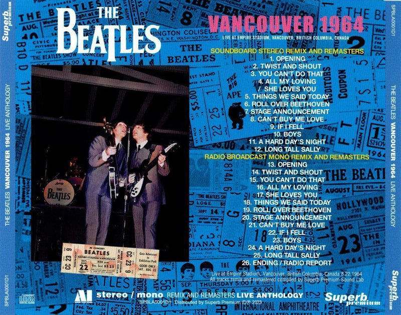ビートルズ CDセット ライヴ・アンソロジー1962-65 1964 ヘルプ！他 THE BEATLES / LIVE ANTHOLOGY 1964 & 1965 6Titles Set (8CD)