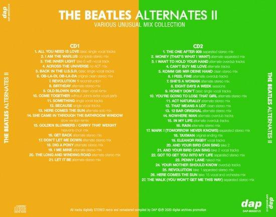 THE BEATLES / ALTERNATES I & II Set 4CD VARIOUS UNUSUAL MIX