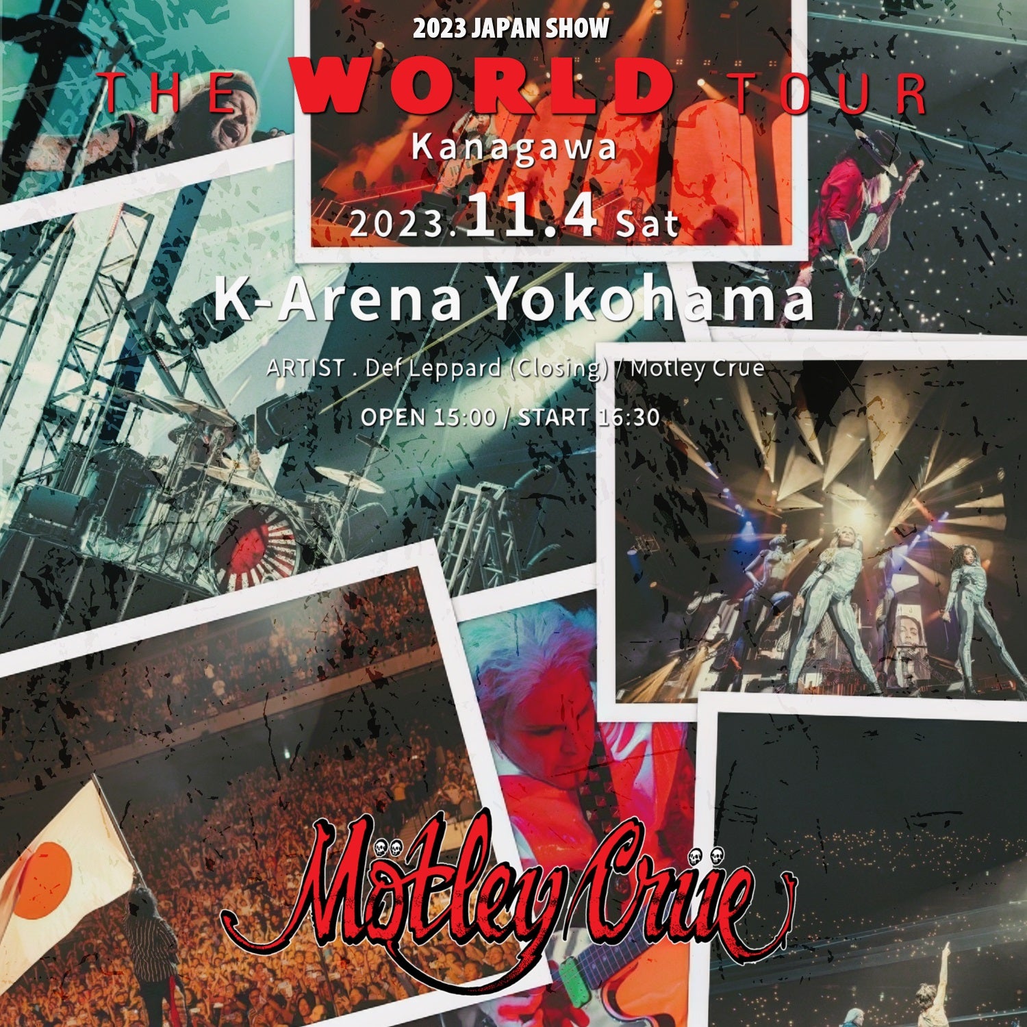 Motley Crue & Def Leppard / Japan Tour 2023 K-Arena Yokohama (2CDR 