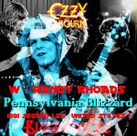 Ozzy Osbourne with Randy Rhoads / Blizzard of Ozz Tour 81 Second Leg United States Pennsylvania (1CDR)